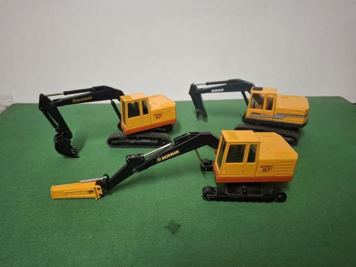 Akerman kraantjes Joal loop & sloop, Hobby en Vrije tijd, Modelauto's | 1:50, Gebruikt, Overige typen, Overige merken, Ophalen of Verzenden