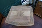 Eiken kleine salon tafel demontabel, Ophalen