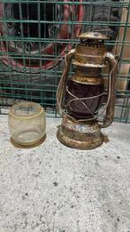 Feuerhand nr.270 superflam met origineel rood glas, Ophalen of Verzenden