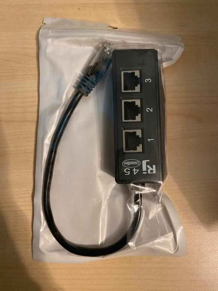 RJ45 Splitter - Netwerkkabel Verdeler, Computers en Software, Netwerk switches, Nieuw, Ophalen of Verzenden