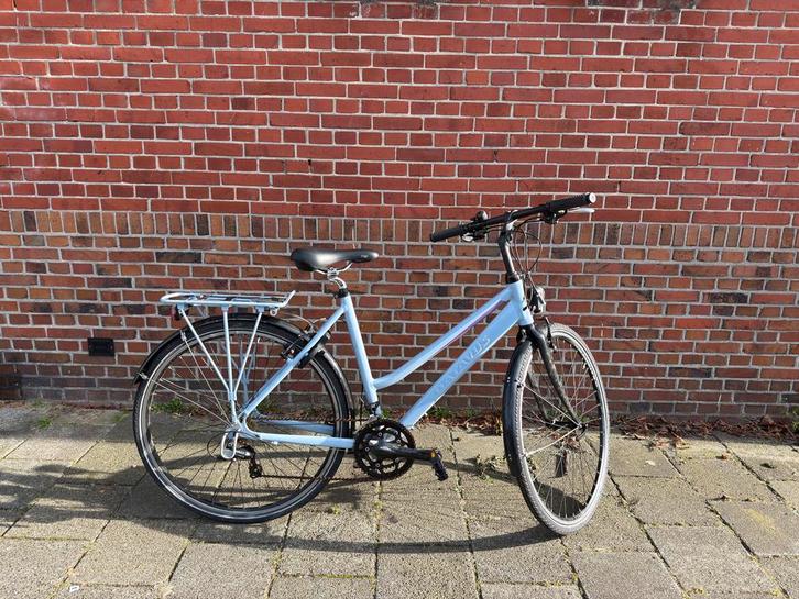 Batavia Stadsfiets - Shimano Sora 9-speed, Fietsen en Brommers, Fietsen | Dames | Damesfietsen, Gebruikt, Batavus, Versnellingen