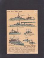 2e Wereldoorlog Oorlogsschepen 1940 kaart (S909), Postzegels en Munten, Verzenden, Overige thema's