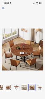 Ronde eettafel, Bieden mag!, 100 tot 150 cm, Rond, Ophalen of Verzenden, Zo goed als nieuw