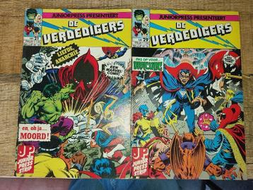 De verdedigers comics (The defenders vertaald) beschikbaar voor biedingen