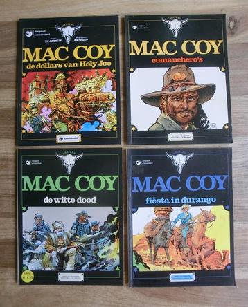4 stripboeken uit de reeks van Mac Coy  beschikbaar voor biedingen