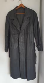 Lange leren heren jas, Kleding | Heren, Jassen | Winter, Maat 52/54 (L), Zo goed als nieuw, Grijs, Van Gils