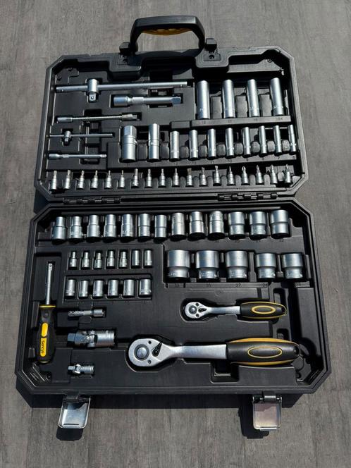 Sencys 74 delige dopsleutelset / doppenset in koffer, Doe-het-zelf en Verbouw, Gereedschap | Handgereedschap, Ophalen of Verzenden