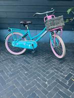 Leuke popal meisjesfiets Blauw/Roze, Ophalen, Popal, Handrem