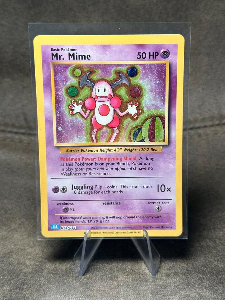 Mr. Mime #13 013/034 (Pokemon TCG Classic: Blastoise Deck), Hobby en Vrije tijd, Verzamelkaartspellen | Pokémon, Zo goed als nieuw