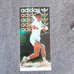 Vintage sticker tennis Adidas Ivan Lendl goede staat., Verzamelen, Stickers, Ophalen of Verzenden, Zo goed als nieuw
