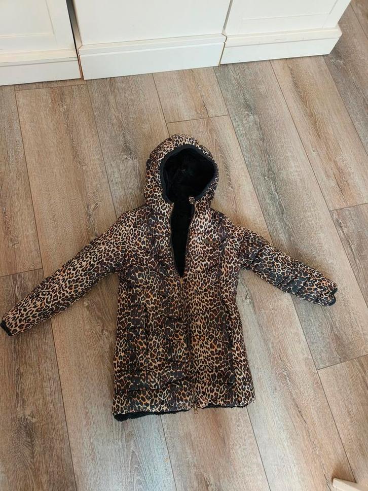 Vingino winterjas maat 116 omkeerbaar, Kinderen en Baby's, Kinderkleding | Maat 116, Zo goed als nieuw, Meisje, Jas, Ophalen of Verzenden