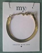 My Jewelery armband, goudkleur, zgan!, Ophalen of Verzenden, Zo goed als nieuw, Goud, Overige materialen