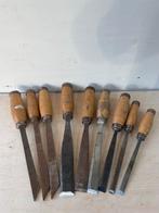 Nooitgedagt Beitelset: 6 Hakbeitels & 3 Schietbeitels, Ophalen of Verzenden, Gebruikt