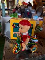 Blikken Opwind Speelgoed: Bellende Fietser schoen kado, Antiek en Kunst, Antiek | Speelgoed, Ophalen of Verzenden