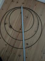 3 cirkelvormige zwarte  ringen 50 cm voor kerstdecoratie, Ophalen of Verzenden, Nieuw