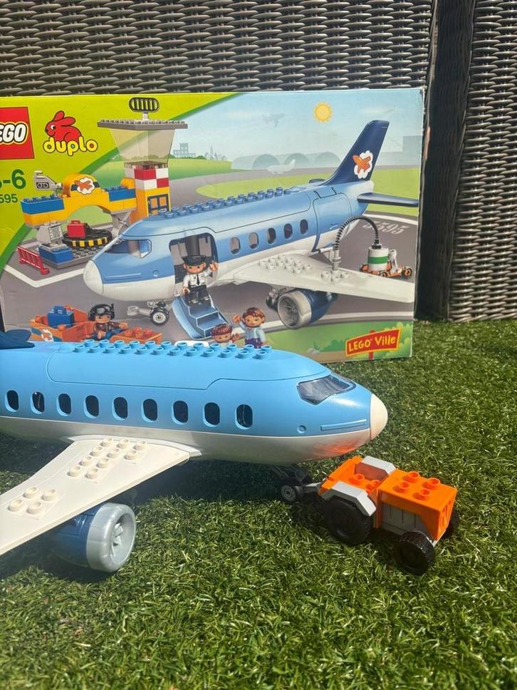 Leuke Duplo Vliegtuig Set - Sinterklaas Cadeau!, Kinderen en Baby's, Speelgoed | Duplo en Lego, Zo goed als nieuw, Duplo, Complete set