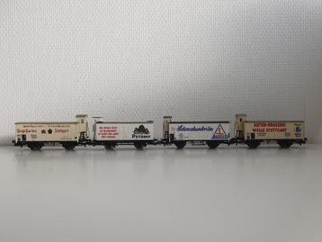 Marklin+Piko H0 Länderbahn koel- bierwagens 4 stuks beschikbaar voor biedingen