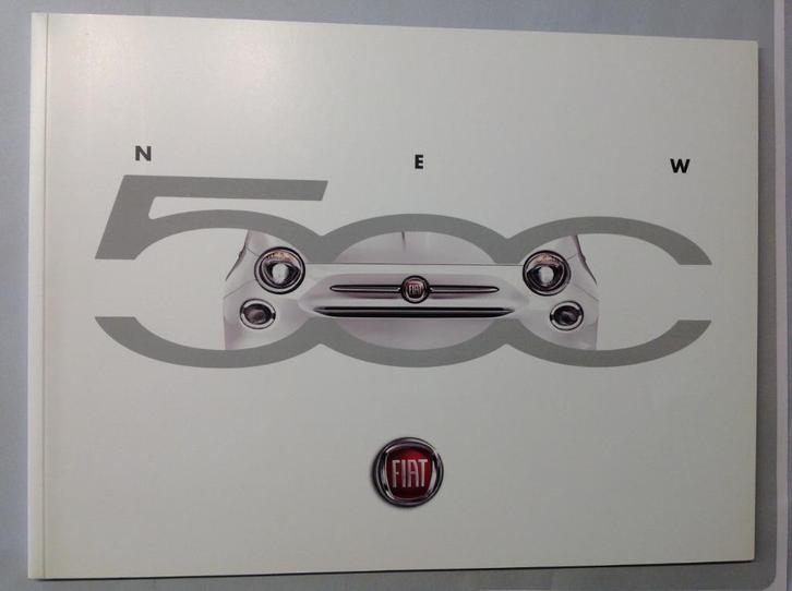 New Fiat 500 Berline en Cabrio folder NED 58 blz 09/2015, Boeken, Auto's | Folders en Tijdschriften, Nieuw, Overige merken, Ophalen of Verzenden