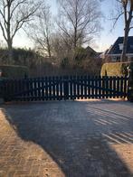 Houten meranti poort, Ophalen, Gebruikt, 150 tot 200 cm, Hout