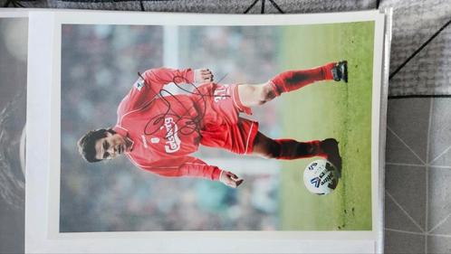 20x30cm foto + originele handtekening Litmanen Liverpool, Verzamelen, Sportartikelen en Voetbal, Nieuw, Buitenlandse clubs, Ophalen of Verzenden