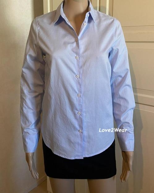Overhemdblouse Mango, Kleding | Dames, Blouses en Tunieken, Zo goed als nieuw, Maat 34 (XS) of kleiner, Blauw, Ophalen of Verzenden