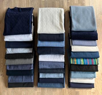 30 nieuwe stoffen (pakket 7 kg) beschikbaar voor biedingen