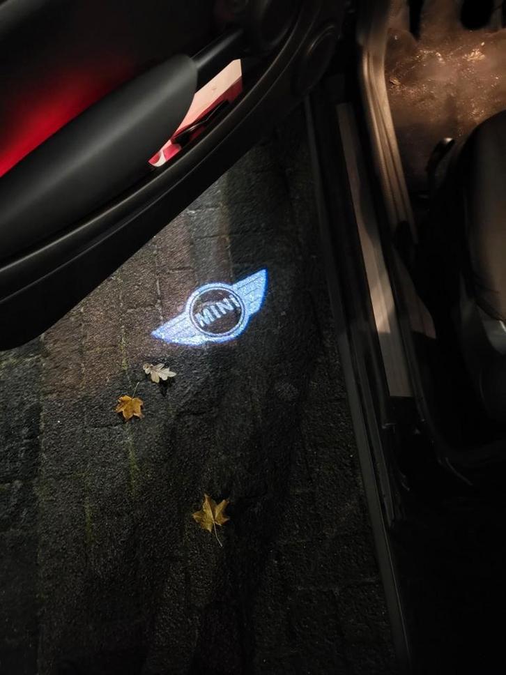 Mini logo led instapverlichting nieuw setje, Auto-onderdelen, Verlichting, Audi, Mini, Nieuw, Ophalen of Verzenden