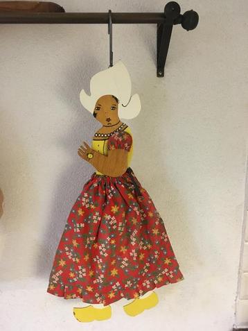 Nostalgische Stofdoekzak. Jaren 1950-70 Hollands Meisje. beschikbaar voor biedingen