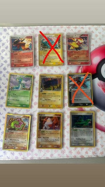 Pokemon Ex kaarten en meer !! beschikbaar voor biedingen