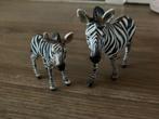 Schleich zebras, Ophalen of Verzenden, Zo goed als nieuw, Wild dier, Beeldje of Figuurtje
