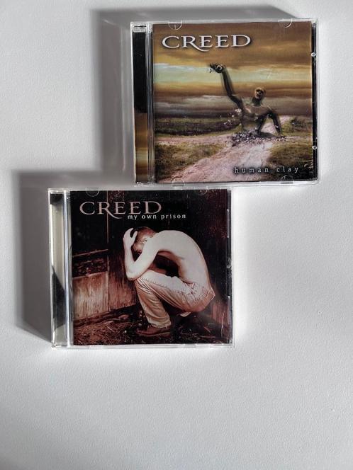 Set 2 CDs Creed - My Own Prison and Human Clay, Cd's en Dvd's, Cd's | Hardrock en Metal, Zo goed als nieuw, Ophalen of Verzenden