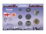 Georgië Muntset Lari/Tetri, Ophalen of Verzenden, Overige landen, Setje