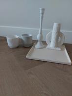 Woonaccessoires Set Wit/beige, Overige materialen, Wit, Ophalen of Verzenden, Zo goed als nieuw