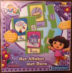 Het Alfabet met Dora - puzzelen met letters ( clementoni ), Ophalen of Verzenden, Zo goed als nieuw, Puzzelen