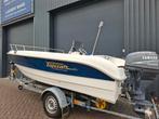 Prachtige Topcraft 440+ Yamaha 25PK *POWERTRIM*, Watersport en Boten, Vis- en Consoleboten, 10 tot 30 pk, Ophalen of Verzenden