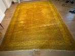 Handgeknoopt perzisch tapijt vintage okergeel 233x 330 cm, Huis en Inrichting, Ophalen, Overige kleuren, 200 cm of meer, 200 cm of meer