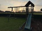 Houten Speeltoren met Schommel en Glijbaan, Ophalen, Gebruikt, Schommel