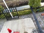 Sierpoort 100x100 met palen en scharnieren, Tuin en Terras, Tuinhekken en Hekwerk, Ophalen, Met poort, Gebruikt, Sierhekwerk