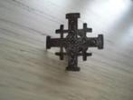 Vintage Kruisvaarderskruisje of Jerusalem., Verzenden, Zo goed als nieuw, Sieraad, Christendom | Katholiek