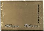 Benelli 354 Sport 504 Sport manual (6166z) motor, Ophalen of Verzenden, Overige merken