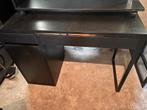 Ikea Mick Bureau inkleur zwart- Gebruikt, Ophalen of Verzenden, Gebruikt, Bureau
