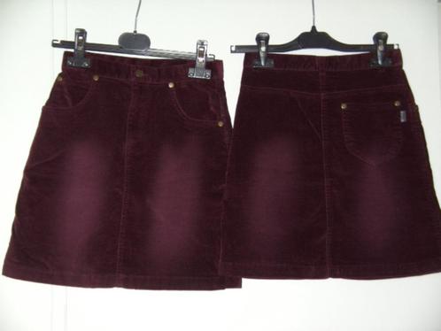 KORT FEESTELIJK ROKJE BORDEAUX MAAT 92 t/m 170 NIEUW, Kinderen en Baby's, Kinderkleding | Maat 140, Nieuw, Meisje, Jurk of Rok