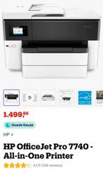 Printer HP OfficeJet Pro 7740 wit, Computers en Software, Printers, Ophalen, Hp, All-in-one, Zo goed als nieuw