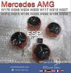 Origineel Mercedes AMG Wieldop set oranje rood zwart grijs >, Auto diversen, Wieldoppen, Nieuw, Ophalen of Verzenden