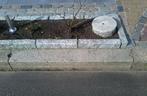 Originele oude gebruikte natuursteen graniet trottoirbanden, Gebruikt, Biels, Minder dan 25 cm, Ophalen
