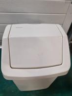 vuilnisbakje wit curver met klep, Ophalen of Verzenden, 'T Olde Gre-j, Info@toldegrej.nl, Endepoelstraat 20f Didam