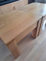 2x bijzettafeltje met laadje, Ophalen, Zo goed als nieuw, Hout, 45 tot 60 cm