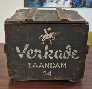 Oude Verkade Krat - Vintage Decoratie beschikbaar voor biedingen