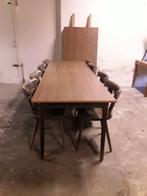 2 Cafe tafels kantine tafels met tussenblad, Huis en Inrichting, Tafels | Eettafels, 50 tot 100 cm, 100 tot 150 cm, Rechthoekig