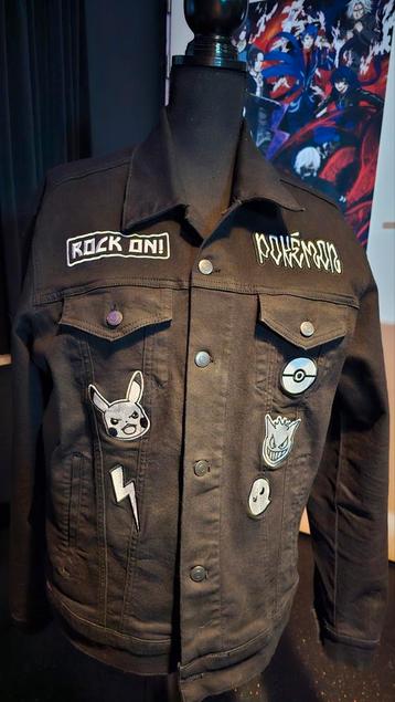 Pikachu pokemon rock on jasje L emo gothic metal cyber game  beschikbaar voor biedingen
